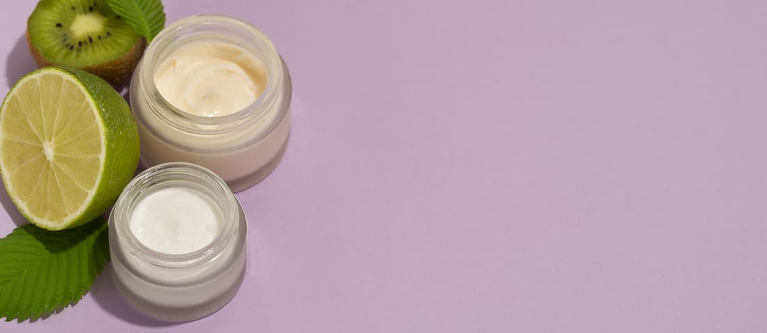 2 pots pour une différence entre baume et crème